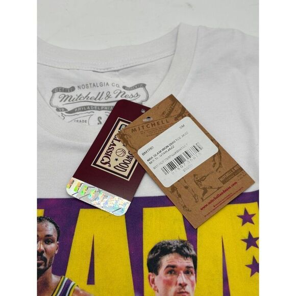 Mitchell & Ness NBA Slam Iron Duo Tee Jazz Multi, Utah Jazz, Sz. S - Picture 7 of 12